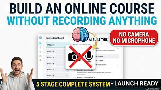 How to Build an AI-Powered Course Without Recording Anything!
