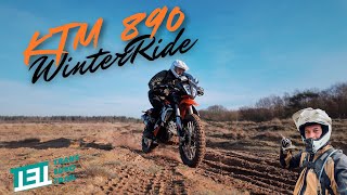 Winterride TET BE \u0026 NL with my KTM 890 Adventure R