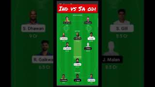 Ind vs Sa dream11 team | India vs South Africa dream11 prediction | ind vs sa 2nd odi dream11 team