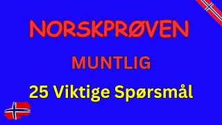 25 Important Questions and Answers for the Norwegian Oral Test