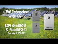 🔴 Live Interview with EG4: Talking All About the GridBOSS & FlexBOSS21