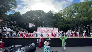 【4K】原宿表参道元気祭スーパーよさこい2023.8.26 原宿口ステージ　高知県よさこいアンバサダー絆国際チーム「UTAGE」