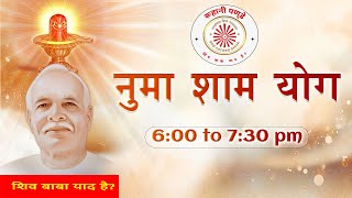 Live : नुमाशाम योग Evening Meditation Daily रूहानी पण्डे  19-02-2025