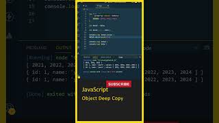 JavaScript Tutorial For Beginners, (JSON Object Deep Copy) JavaScript in Telugu, Java Script #shorts