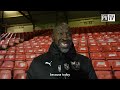 post match darren moore apologises to supporters following grimsby town defeat