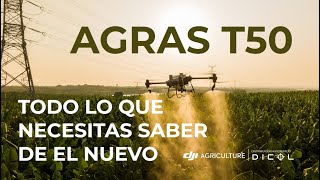 UNBOXING T50 TODO LO QUE NECESITAS SABER DE DJI AGRAS T50   MEJORADO  COMPARA CON T40