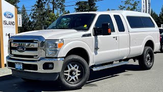 2012 Ford F-350 LARIAT + Canopy, NAV, Trailer Brake Controller Review | Island Ford