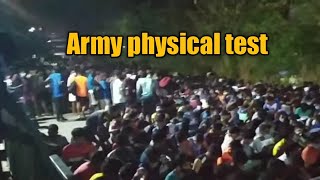 First day of army recruitment rally trivandrum 2021