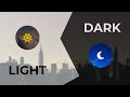 Toggle Between Dark and Light Theme Using HTML CSS & JavaScript