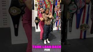Tank Davis Gets His Back Cracked