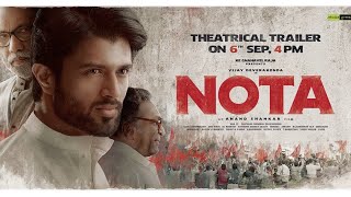 Vijaydevarakonda new movie  NOTA Trailer.
