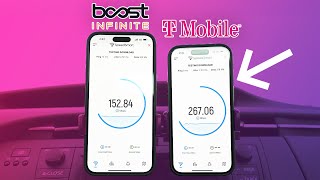 Boost Infinite vs. T-Mobile Speed Test!
