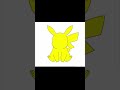 Drawing A Pikachu With Python | #shorts