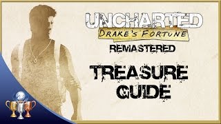 Uncharted Drake's Fortune Remastered - All 61 Treasure Collectibles (The Nathan Drake Collection)