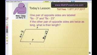 Viewer Challenge: Solving a Parallelogram