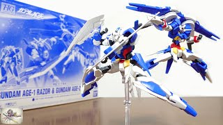 （レイザー＆アルティメスがセットで登場！AGE-1＆2 本体も付属！）HG 1/144 ガンダムAGE-1 レイザー＆ガンダムAGE-2 アルティメス セット　レビュー