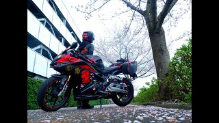 CBR250RRで稲城市の三沢川さくら回廊へ花見に行ってきた🌸