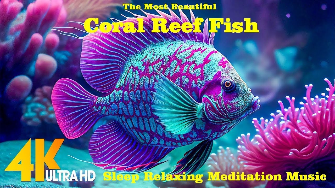 The Most Beautiful Coral Reef Fish Aquarium 4k Uhd Sleep Relaxing