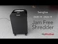 Swingline DX20-19 and DS22-19 Jam Free Shredder