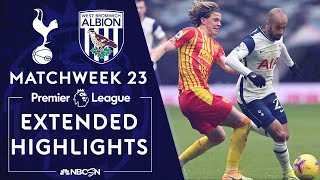 Tottenham v. West Brom | PREMIER LEAGUE HIGHLIGHTS | 2/7/2021 | NBC Sports