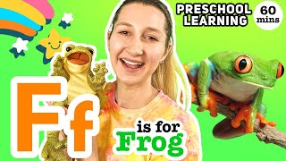 Preschool Learning: Letter F & Frogs (60 min class)