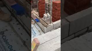 Bricklaying How To Build external block corner then fitzbrick it in 👍🏻💪🏻👌🏻💥