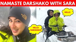 Namaste Darshako With Sara Ali Khan And Mom Amrita Singh, Latest Video