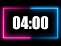 4 Minute Timer with alarm (no music).