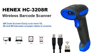 HC 3208R Wireless barcode scanner