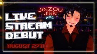 Jinzou Jinn Channel LiveStream Debut - August 27th #vtuberdebut
