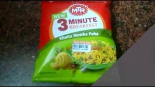 MTR 3 minutes breakfast -khatta meetha poha | just add hot water|