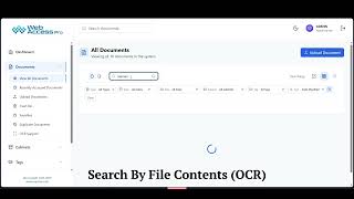 🔍 Search Documents by Filename or OCR Content | WAP DMS Smart Search