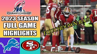 Lions vs 49ers FULL GAME (01/28/2024) | NFC Championship | NFL Conference Champi