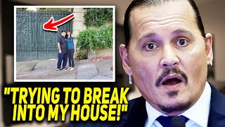 Picture PROVES Amber ORDERED Fans To Break Into Johnny's House!