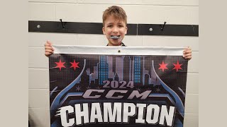 Charlie totals 10 goals and 4 assists at the 2024 CCM Chi-Town Shuffle Tournament