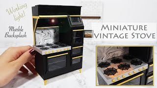 DIY Miniature Vintage Stove