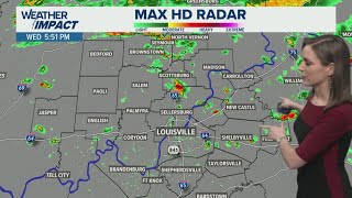 Scattered storms possible Wednesday evening | WHAS11 Weather Impact Forecast