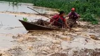 omg😱 Flood char area villages 😎// natural disasters, まいにち防災, first wave,