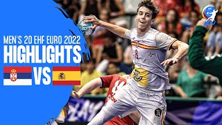 Serbia vs Spain | Highlights | Semi-Final | M20 EHF EURO 2022