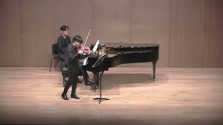 [제3회한별콩쿠르입상자연주회] 1st Prize : L. v. Beethoven : Sonata for Violin and Piano No. 9, Op.47 (임동환, 김주원)