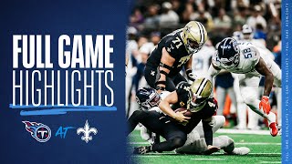 Tennessee Titans Highlights vs. New Orleans Saints | Game Highlights