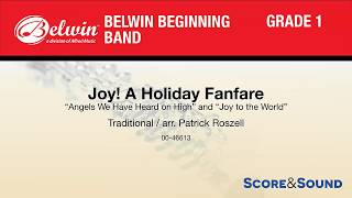 Joy! A Holiday Fanfare, arr. Patrick Roszell – Score \u0026 Sound