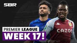 Premier League Week 17: Football Match Tips, Odds and Predictions