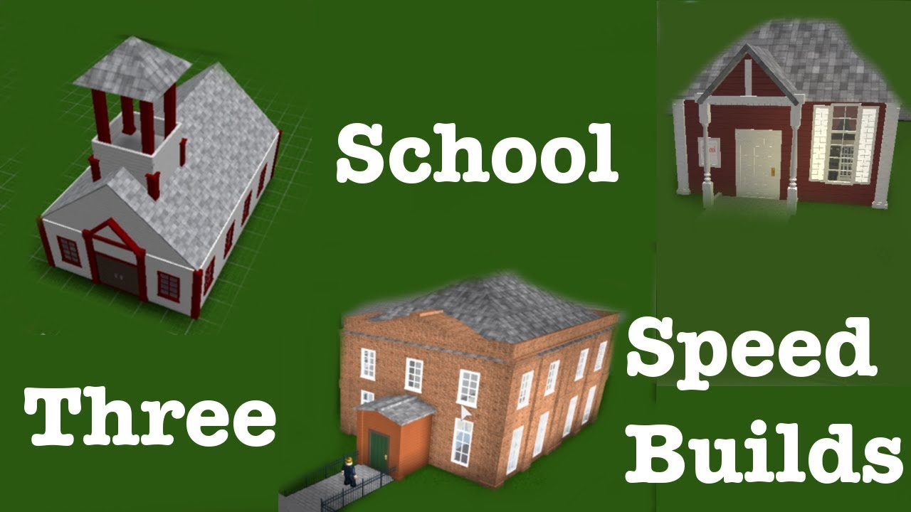 Bloxburg School Speed Build