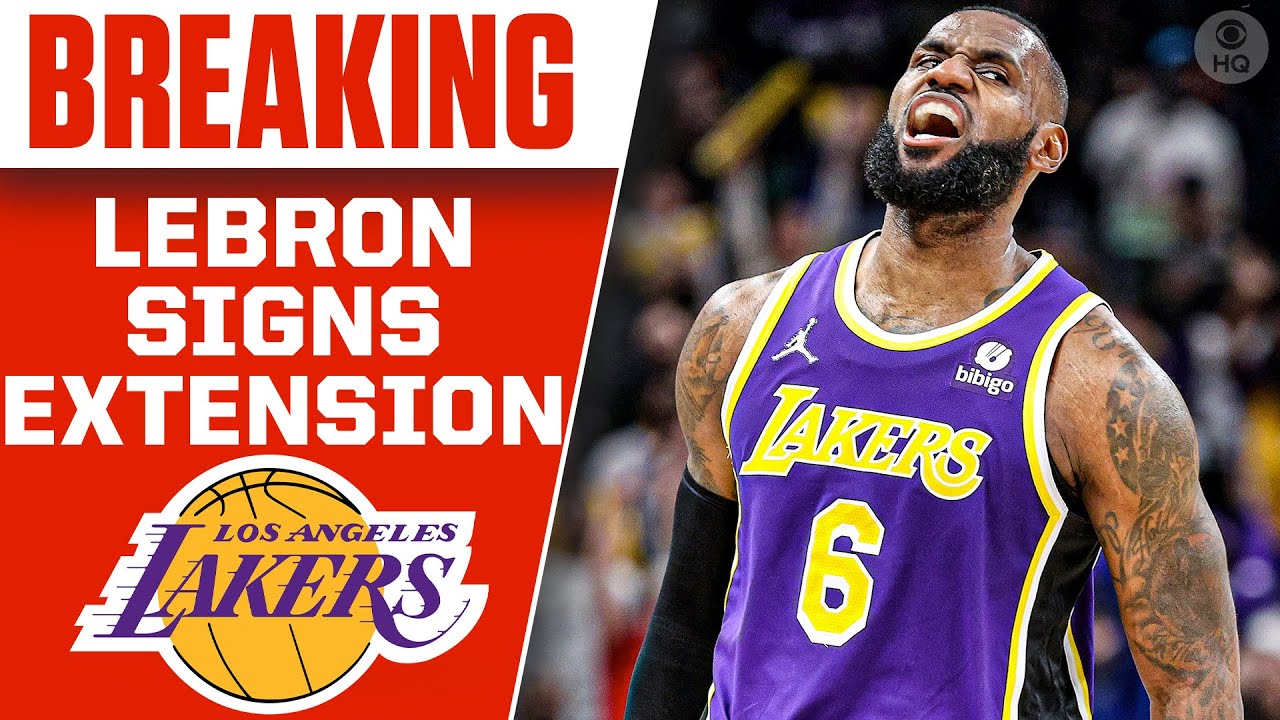 LeBron James Signs 2-Yr, $97.1M EXTENSION With Lakers [Could Play With ...