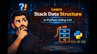 Stack in Python using List | Step-by-Step + Example + Code | Pritesh Patel