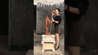 木雕藝術Appreciation of works  art #art #craft #carpenter #woodcarving #handmade#手作り