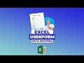 How To Map Userform Data In Excel #SHORTS