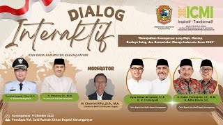 Live Dialog Interaktif ICMI ORDA Kabupaten Karanganyar