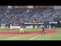 【プロ野球パ】これぞ美技！坂口がフライをスライディングキャッチ 2015 04 15 bs h